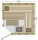 Sauna Urban 209x209x200cm mit Eckeinstieg und Fensterelement