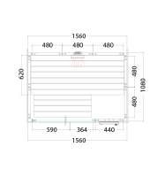 Sauna Alaska Mini Infra+ 160x110x204cm