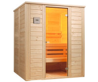 Sauna Urban 211x209x200cm mit Frontstieg