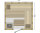 Sauna Urban 211x209x200cm mit Frontstieg