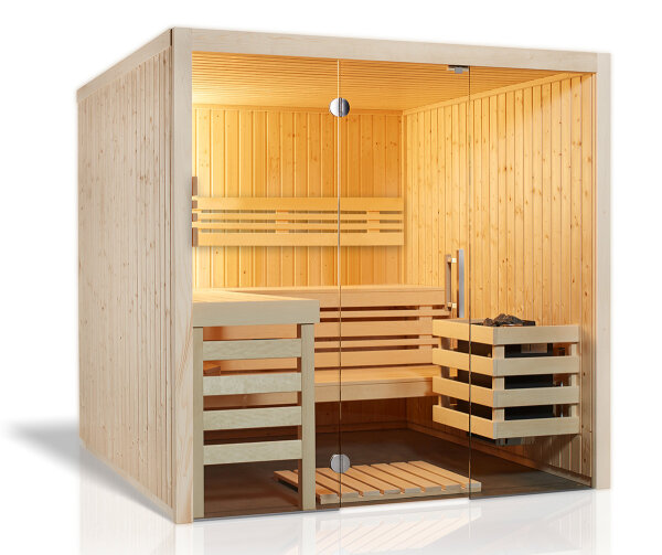 Sauna Panorama 210 Fichte - 210x210x203cm