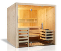 Sauna Panorama 210 Fichte - 210x210x203cm