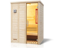 Sauna Vitalis Complete 148x119x200cm mit Fronteinstieg