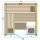 Sauna Panorama Complete Fichte 210x210x203cm